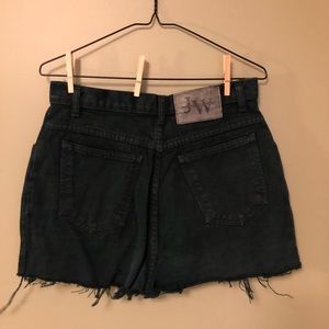 Jean Shorts Dark Green